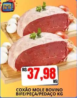 Supermercado Porecatu Coxão mole bovino bife/peça/pedaco kg oferta