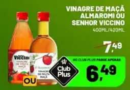 Supermercado Cubatao Vinagre de maçã almaromi ou senhor viccino oferta