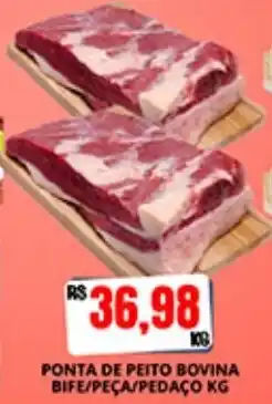Supermercado Porecatu Ponta de peito bovina oferta