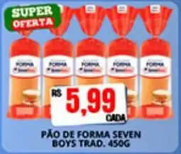 Supermercado Porecatu Pão de forma seven boys trad oferta