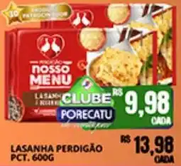 Supermercado Porecatu Lasanha perdigão oferta