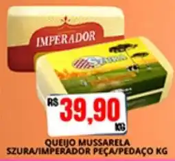 Supermercado Porecatu Queijo mussarela szura/imperador peça/pedaco kg oferta