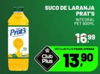 Supermercado Cubatao Suco de laranja prats integral oferta