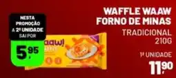 Supermercado Cubatao Waffle waaw forno de minas tradicional oferta