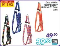 Supermercados Big Compra Guia p/ Cães Peitoral Loopy oferta