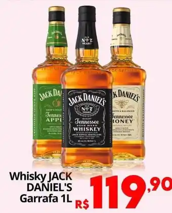 Whisky jack daniel's garrafa 1l