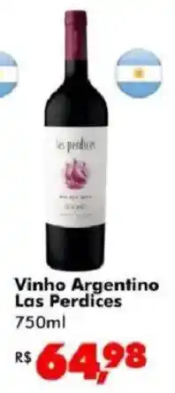 Big Box Vinho Argentino Las Perdices oferta