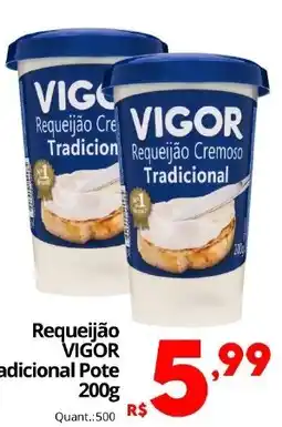 Althoff Supermercados Requeijão vigor tradicional oferta