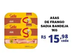 Bahamas Mix Asas de frango sadia bandeja oferta