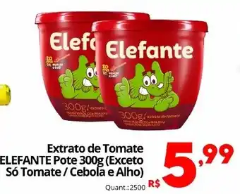 Althoff Supermercados Extrato de Tomate Elefante oferta
