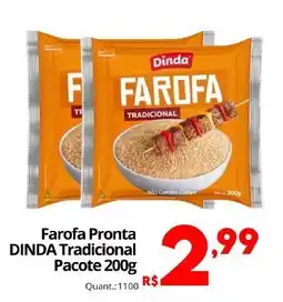 Althoff Supermercados Farofa pronta dinda tradicional oferta
