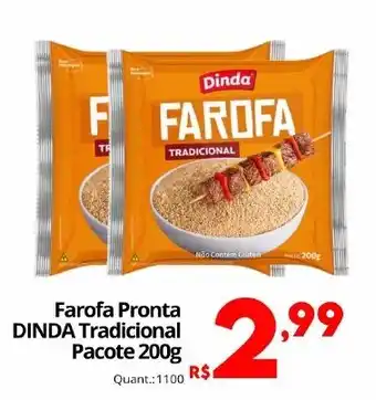 Althoff Supermercados Farofa pronta dinda tradicional oferta