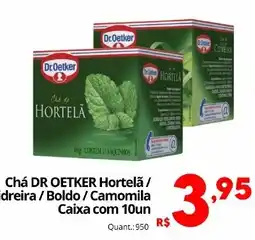 Althoff Supermercados Chá dr oetker hortelã / dreira / boldo / camomila oferta