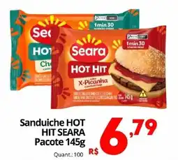 Althoff Supermercados Sanduiche hot hit seara oferta