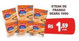 Bahamas Mix Steak de frango seara oferta