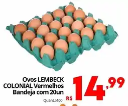 Althoff Supermercados Ovos lembeck colonial vermelhos oferta