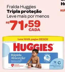 Bahamas Mix Fralda huggies tripla proteção oferta