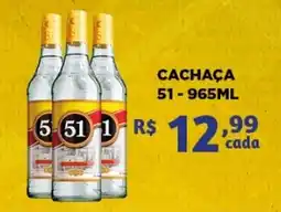 Bahamas Mix Cachaça 51 oferta