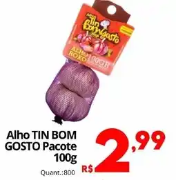 Althoff Supermercados Alho tin bom gosto pacote oferta