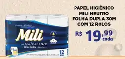 Bahamas Mix Papel higiênico mili neutro oferta