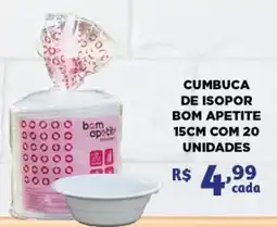 Bahamas Mix Cumbuca de isopor bom apetite oferta
