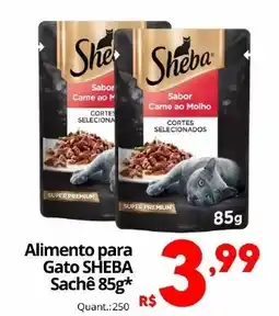 Althoff Supermercados Alimento para Gato SHEBA Sachê oferta