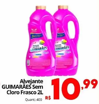 Althoff Supermercados Alvejante guimarães sem cloro frasco 2l oferta