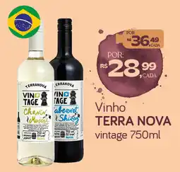 Cometa Supermercados Vinho terra nova vintage oferta