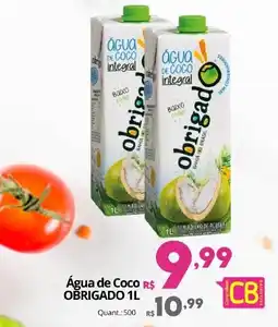 Althoff Supermercados Água de Coco Obrigado 1L oferta