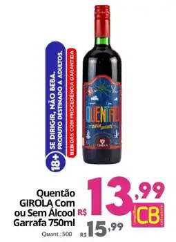 Althoff Supermercados Quentão girola com ou sem álcool oferta