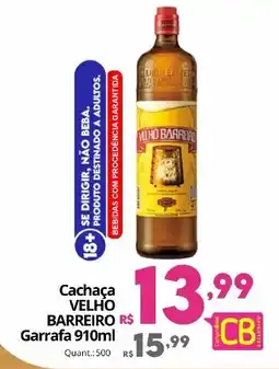 Althoff Supermercados Cachaça velho barreiro oferta
