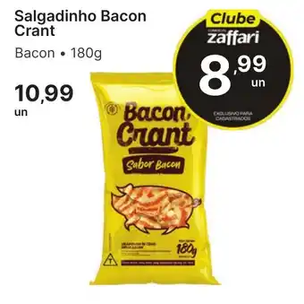 Comercial Zaffari Salgadinho Bacon Crant oferta