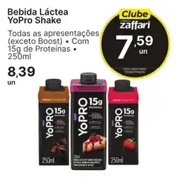 Comercial Zaffari Bebida Láctea YoPro Shake oferta