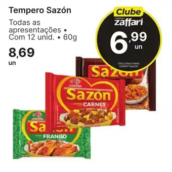Comercial Zaffari Tempero sazon oferta