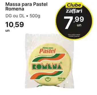 Comercial Zaffari Massa para Pastel Romena oferta