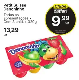 Comercial Zaffari Petit Suisse Danoninho oferta