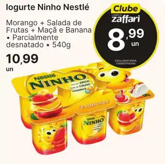 Comercial Zaffari logurte ninho nestlé oferta