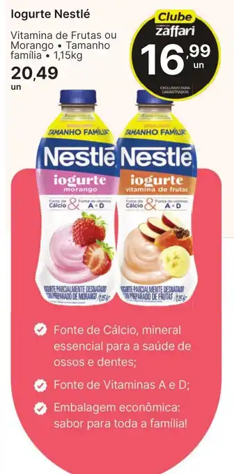 Comercial Zaffari Iogurte nestlé oferta