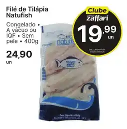 Comercial Zaffari Filé de Tilápia Natufish oferta