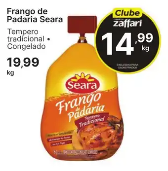 Comercial Zaffari Frango de padaria seara oferta