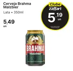 Comercial Zaffari Cerveja Brahma Malzbier oferta
