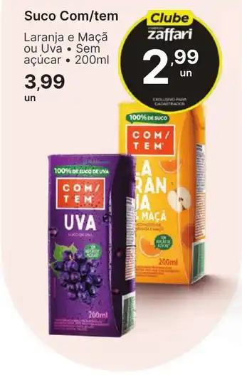 Comercial Zaffari Suco Com/tem oferta
