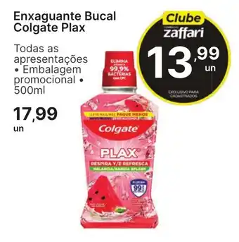Comercial Zaffari Enxaguante Bucal Colgate Plax oferta