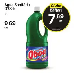 Comercial Zaffari Água Sanitária Q'Boa oferta