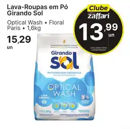 Comercial Zaffari Lava-Roupas em Pó Girando Sol Optical Wash • Floral Paris oferta