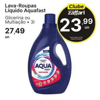 Comercial Zaffari Lava-Roupas Líquido Aquafast oferta