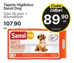 Comercial Zaffari Tapete Higiênico Sanol Dog oferta