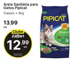 Comercial Zaffari Areia Sanitária para Gatos Pipicat Classic oferta
