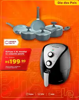 Le Biscuit Airfryer mondial ou conjunto panela oferta