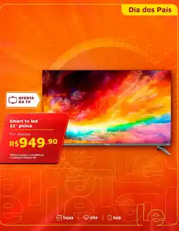 Le Biscuit Smart tv led 32" philco oferta